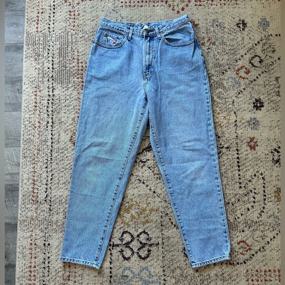 Vintage Denim - Vintage 1990’s High Rise Straight Leg Light Wash Jeans size 6p (26”x28”)